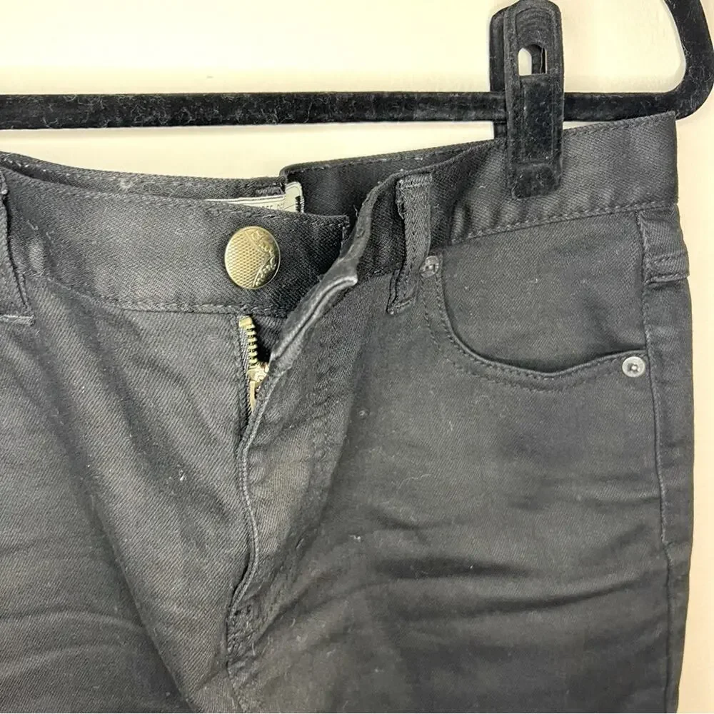 Free People Black Denim Mini Skirt Size 4 / Small